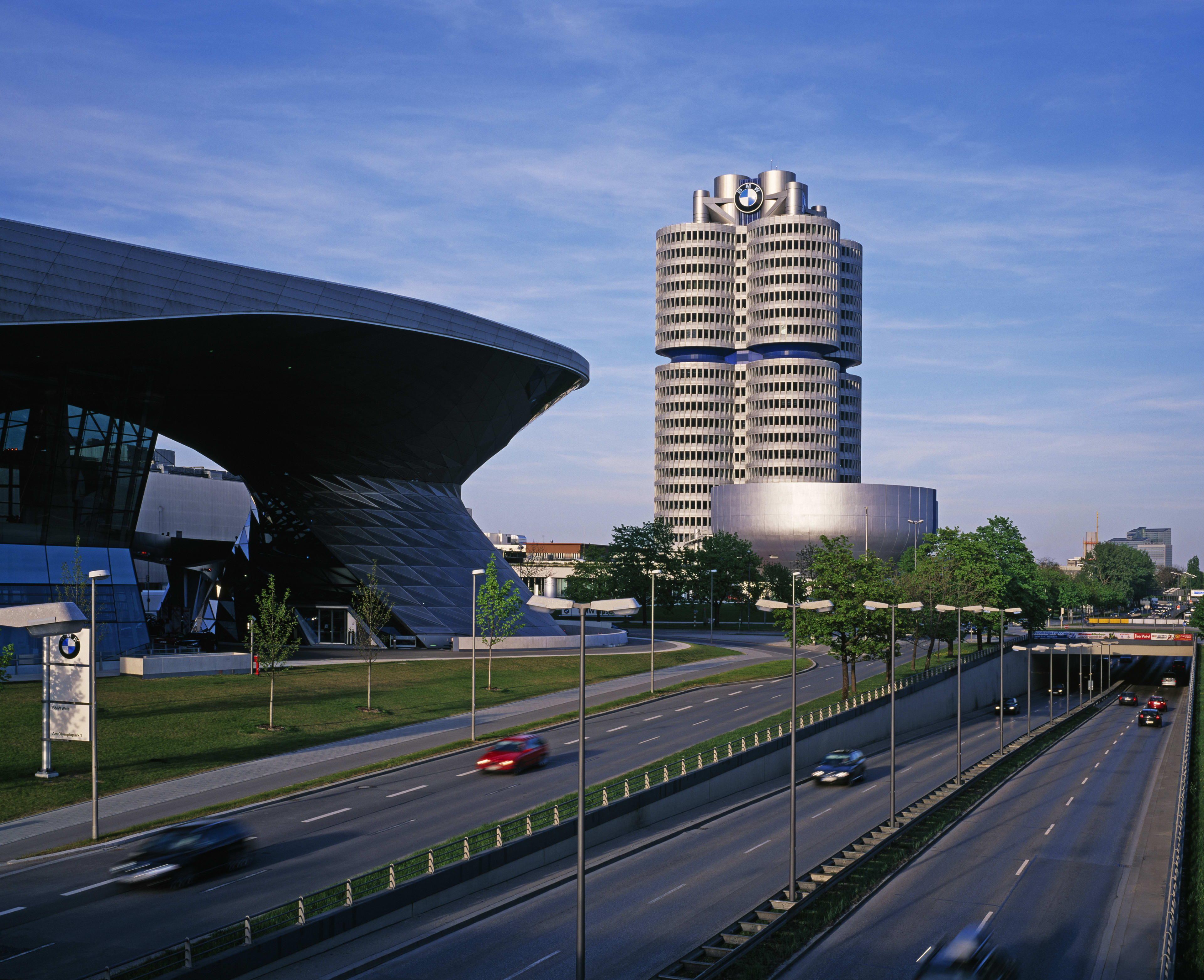 BMW Headquarters with BMW Museum and BMW Welt buildings