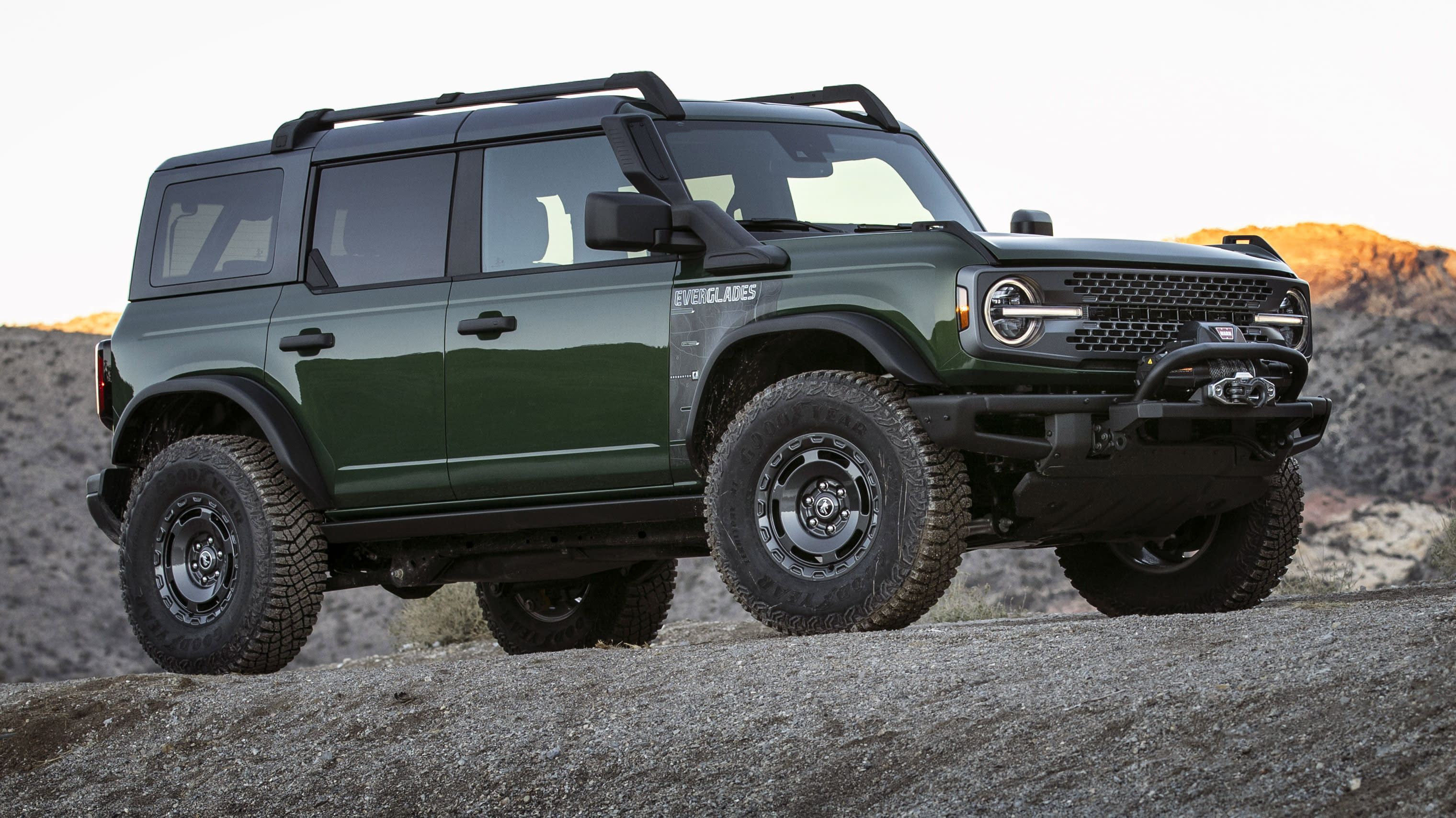 Preproduction model shown. Available summer 2022. Limited availability. Ford Accessories shown. Ford is committed to the preservation of the environment and treading lightly.