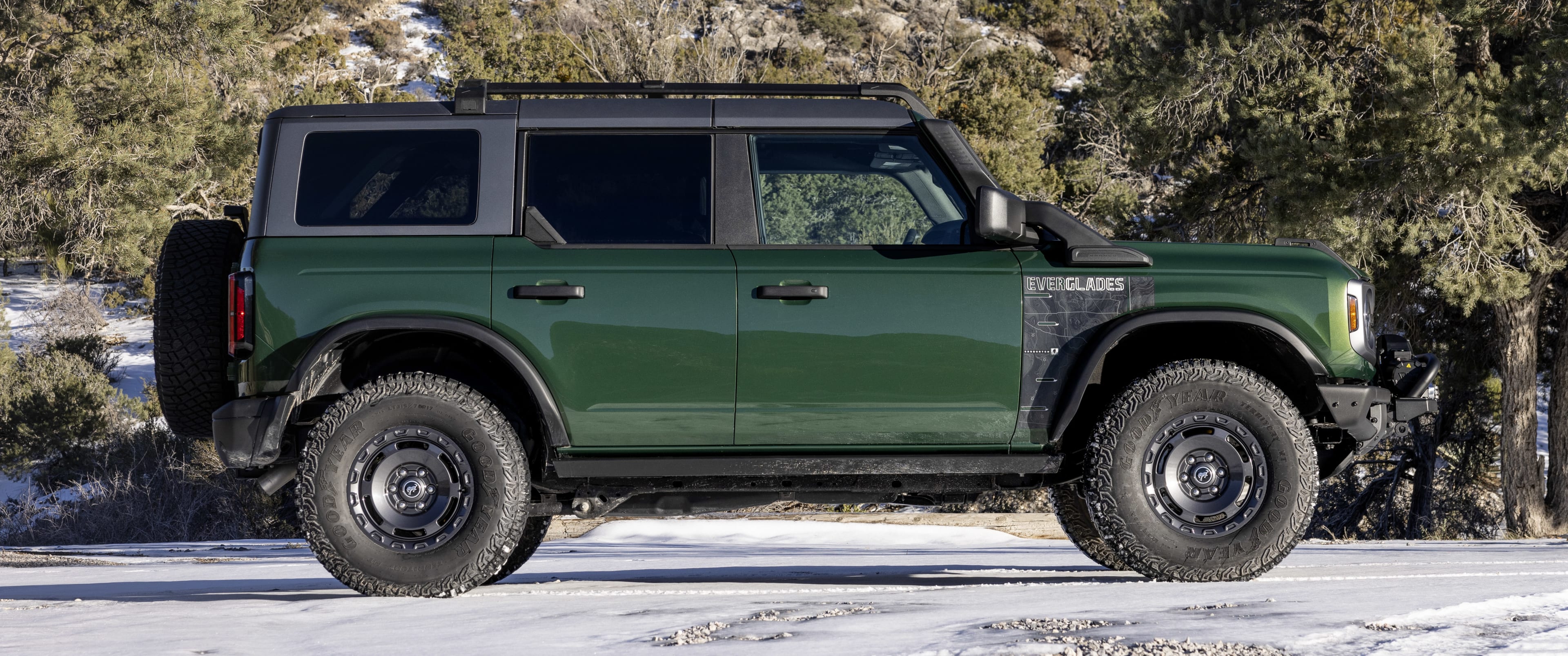 Preproduction model shown. Available summer 2022. Limited availability. Ford Accessories shown. Ford is committed to the preservation of the environment and treading lightly.