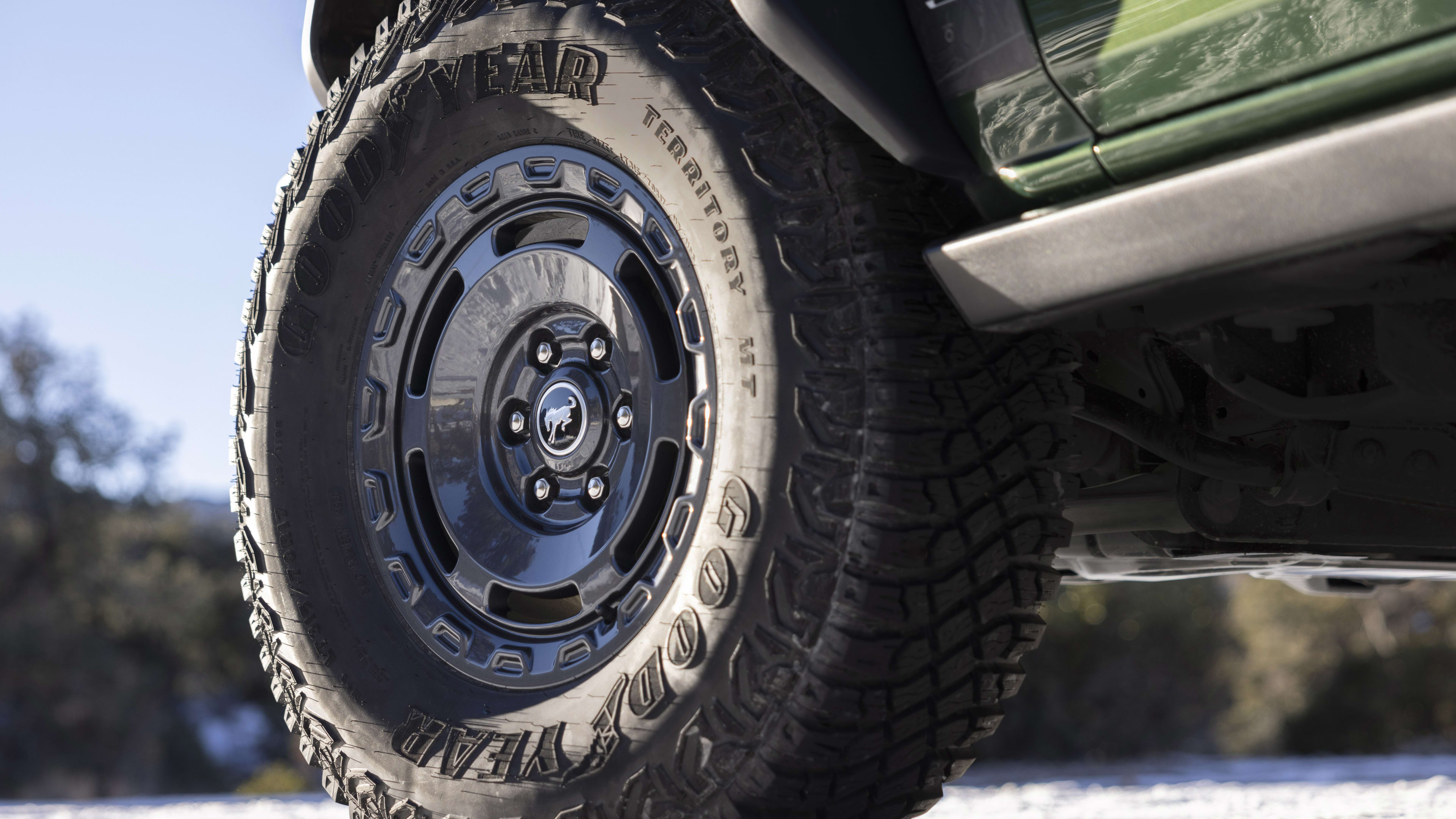 Preproduction model shown. Available summer 2022. Limited availability. Ford Accessories shown. Ford is committed to the preservation of the environment and treading lightly.