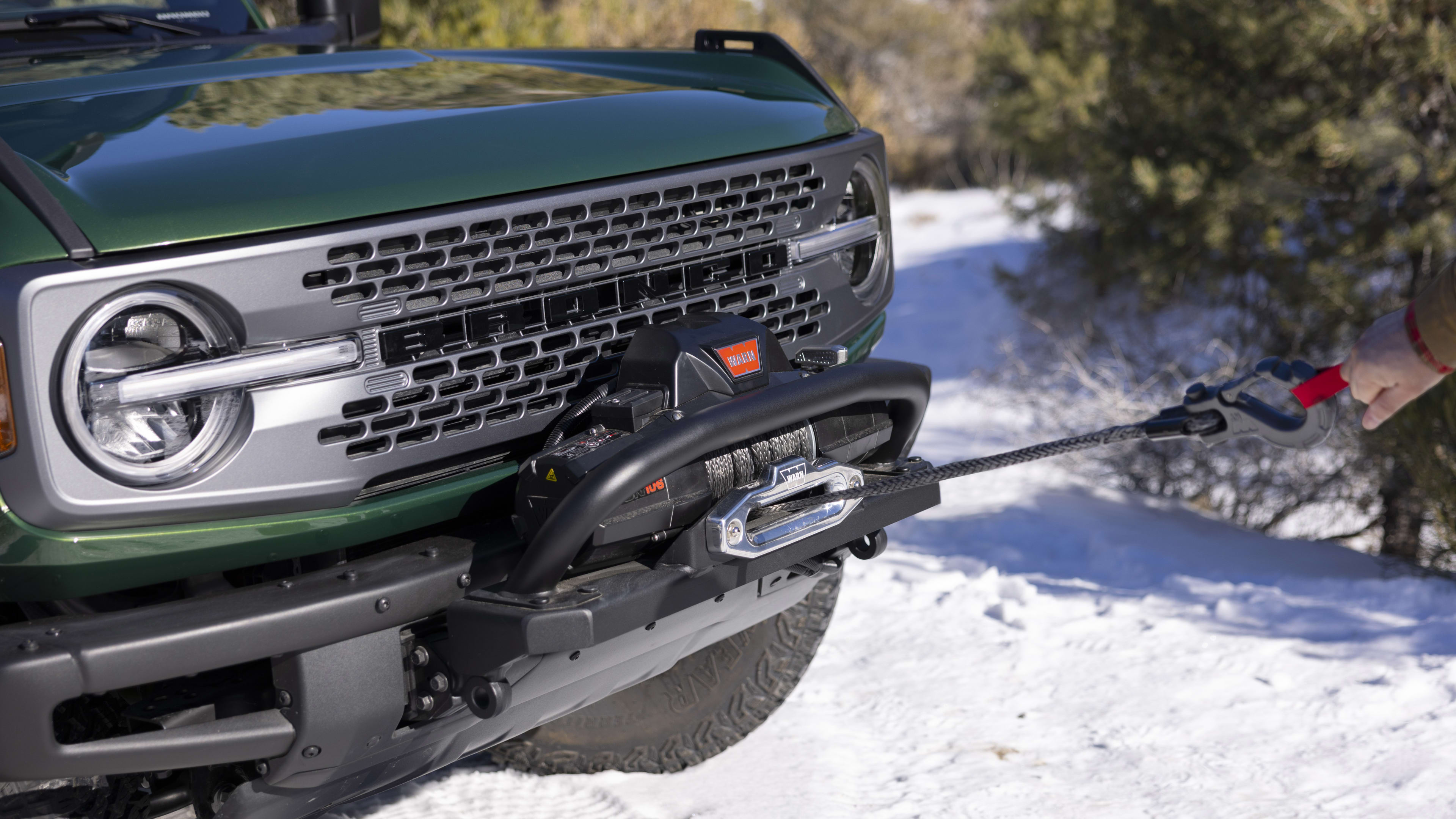 Preproduction model shown. Available summer 2022. Limited availability. Ford Accessories shown. Ford is committed to the preservation of the environment and treading lightly.