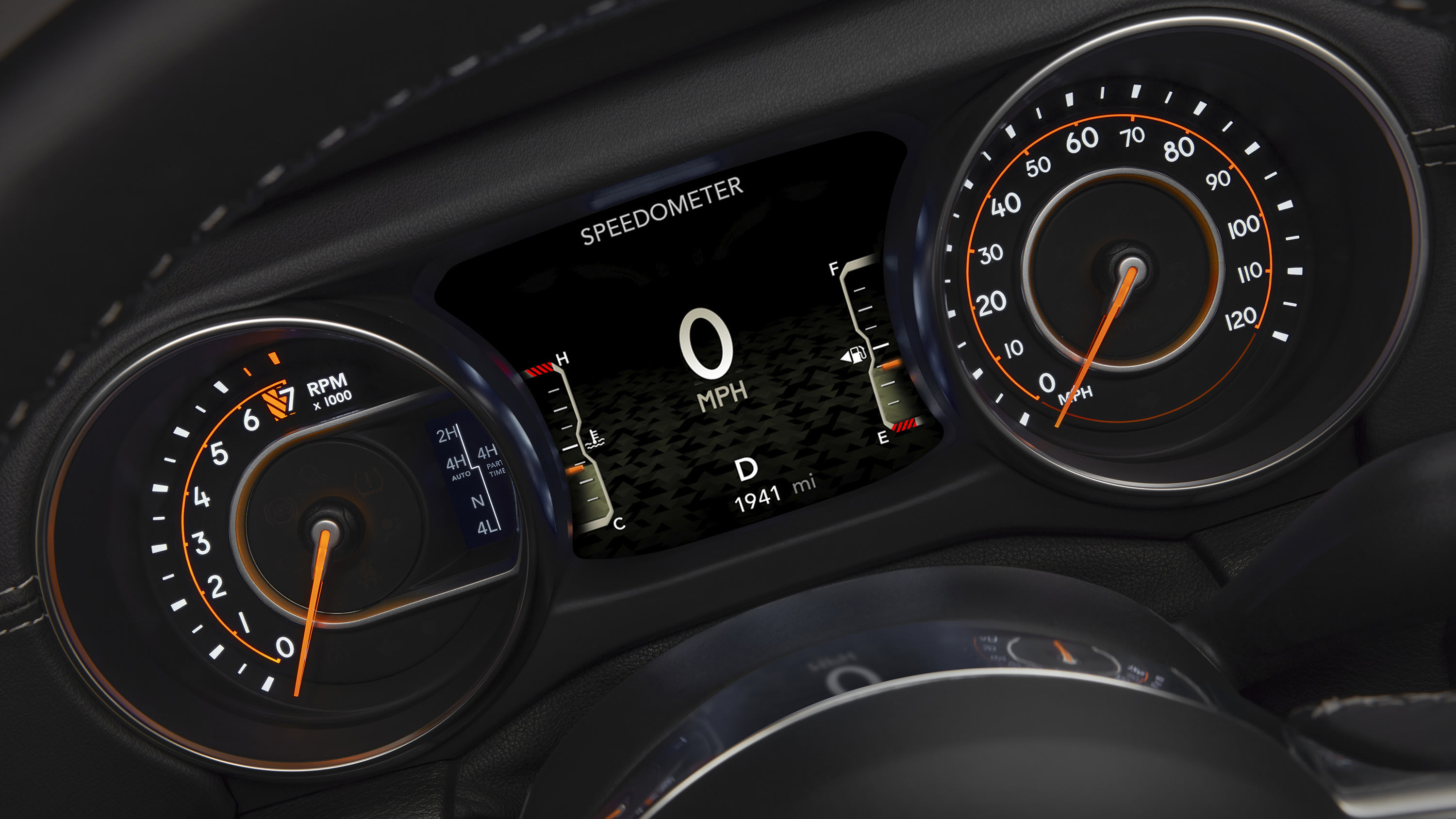 2020 Jeep Wrangler Sahara interior