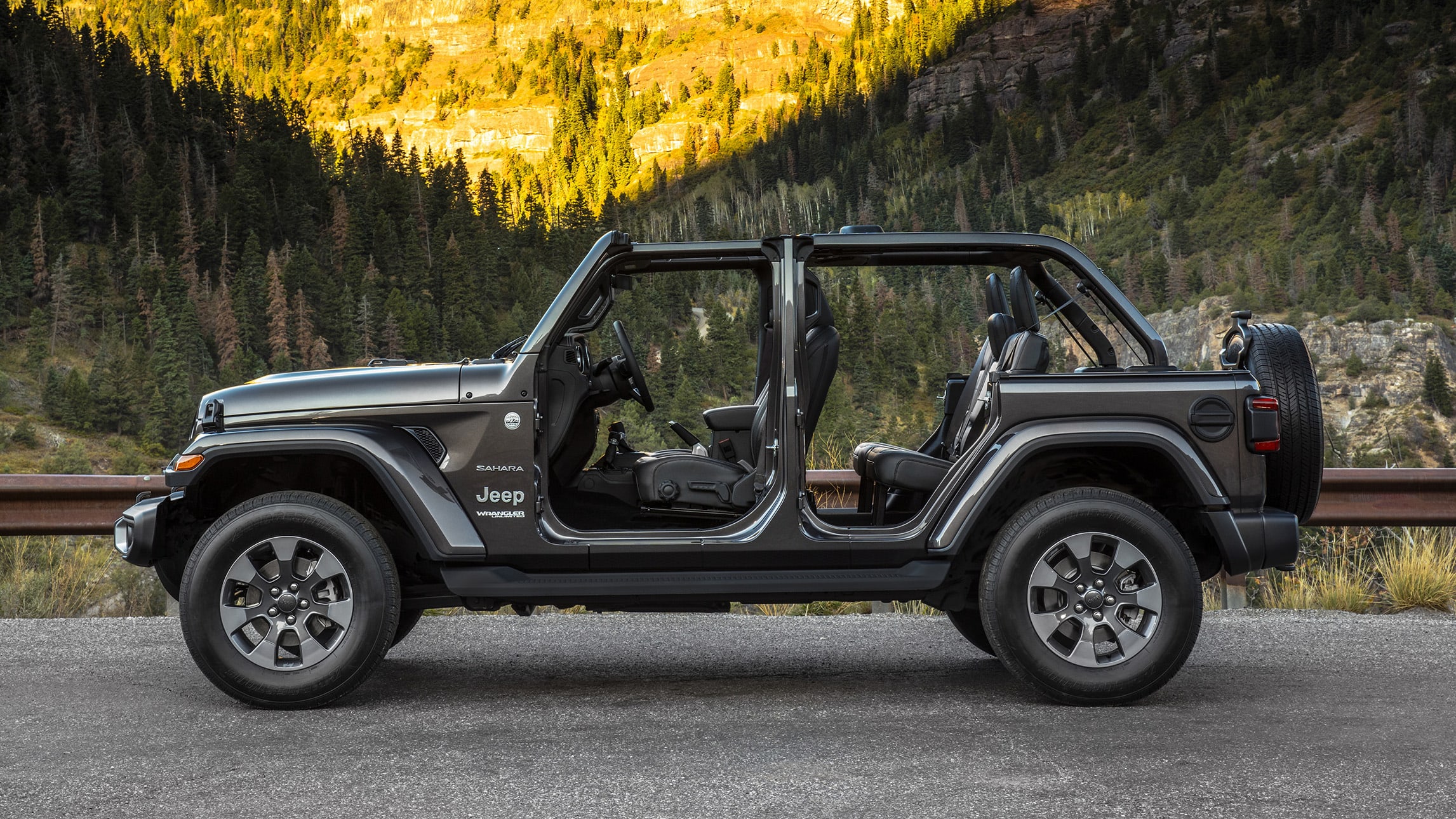 2020 Jeep Wrangler Sahara in gray