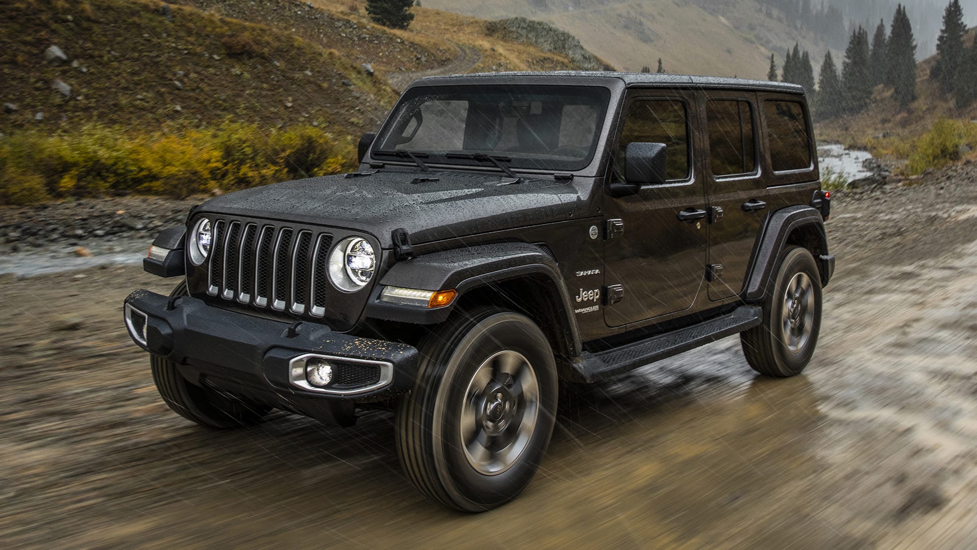 2020 Jeep Wrangler Sahara in gray