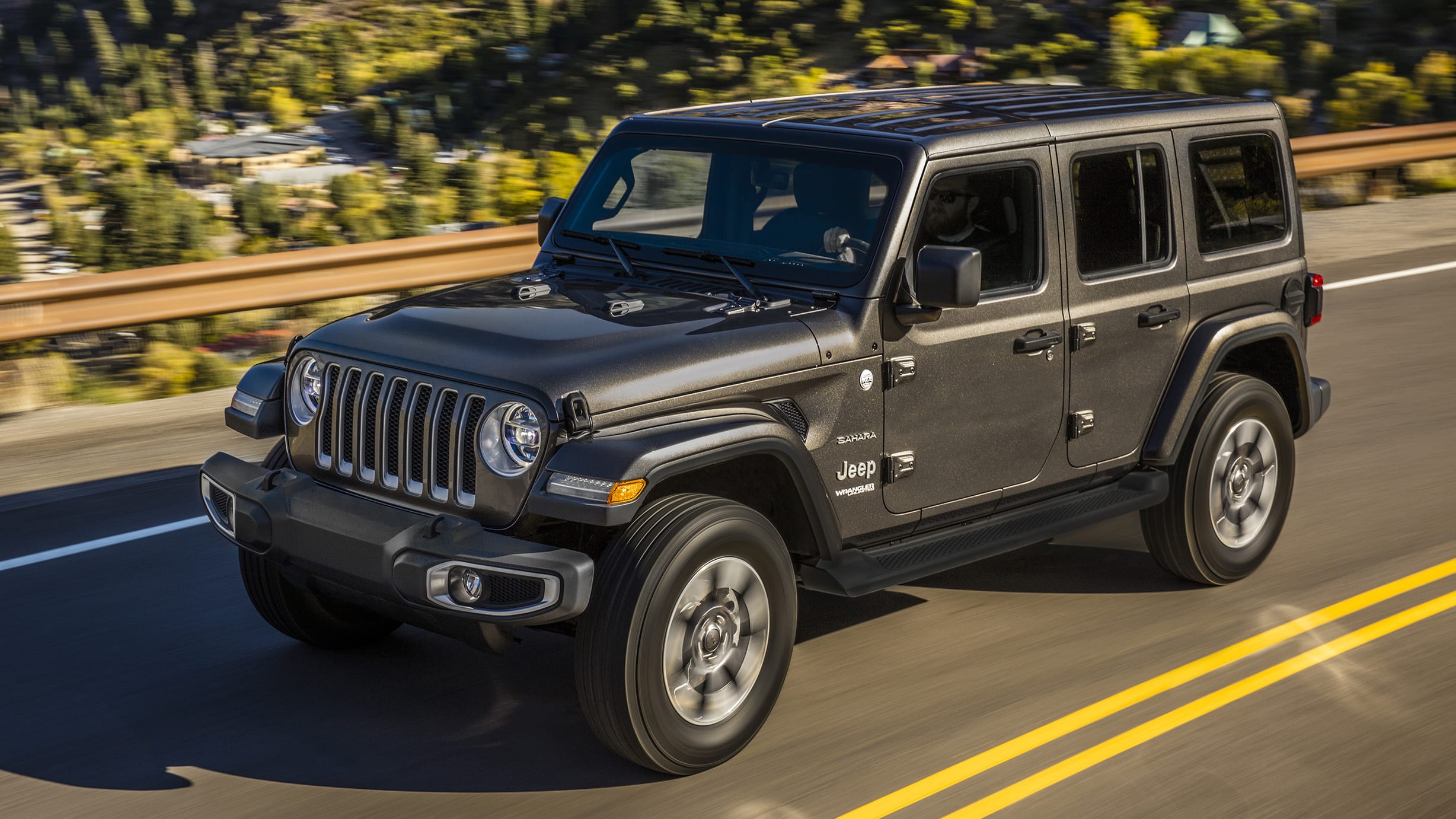2020 Jeep Wrangler Sahara in gray