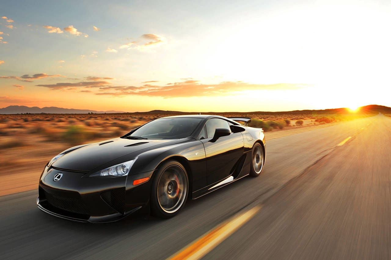 2012 Lexus LFA driving