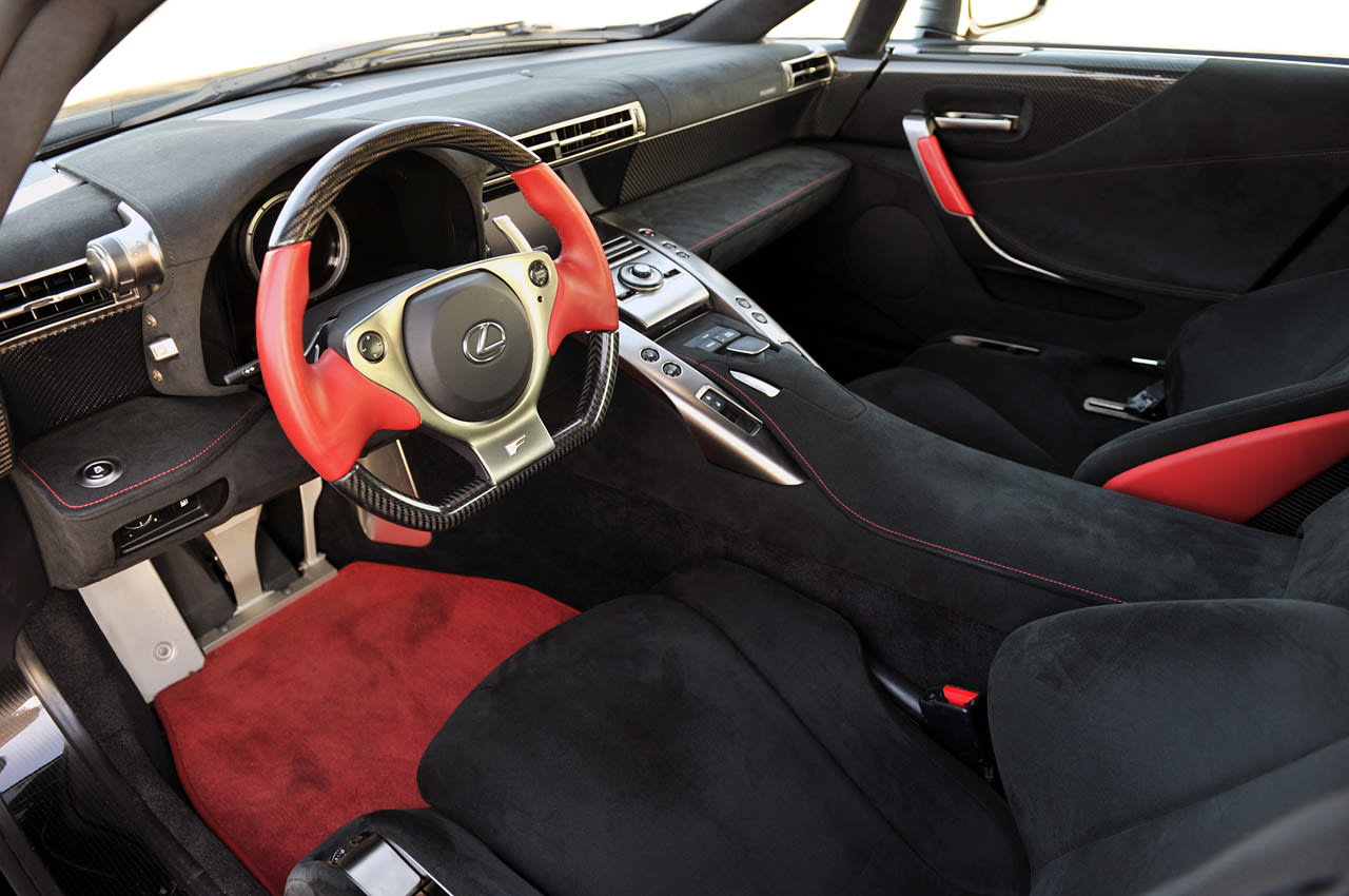 2012 Lexus LFA interior