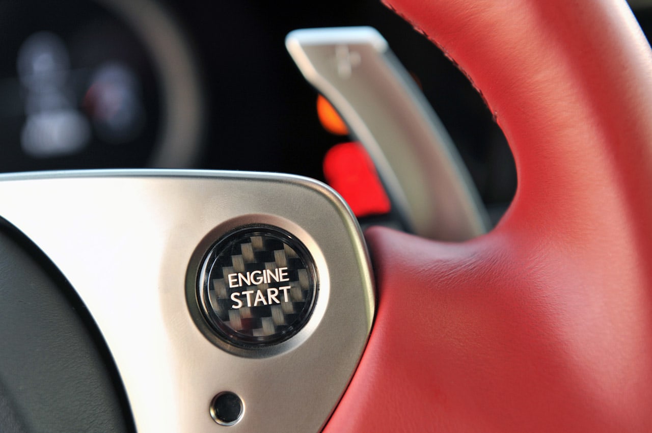 2012 Lexus LFA engine start button