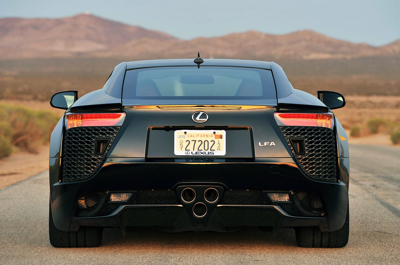 2012 Lexus LFA rear view