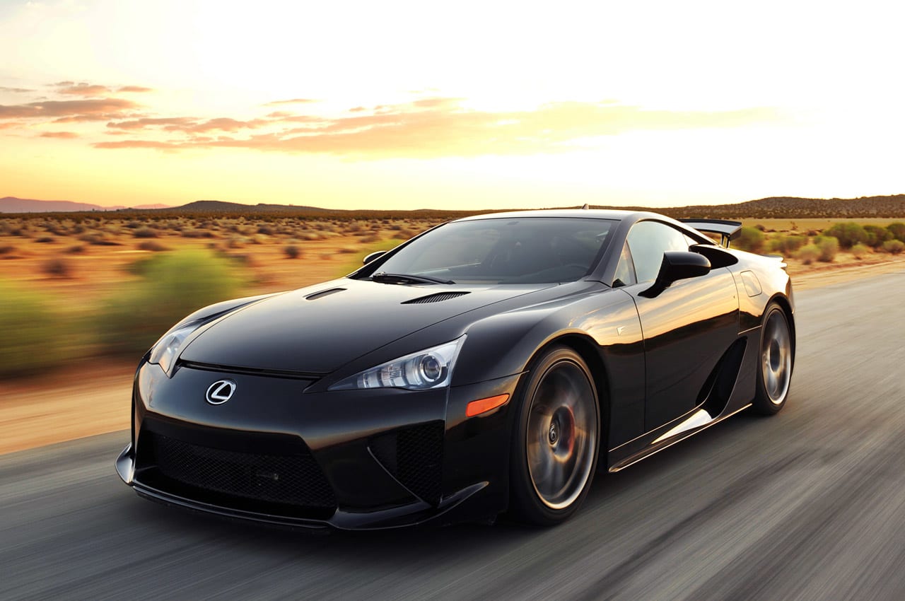 2012 Lexus LFA driving