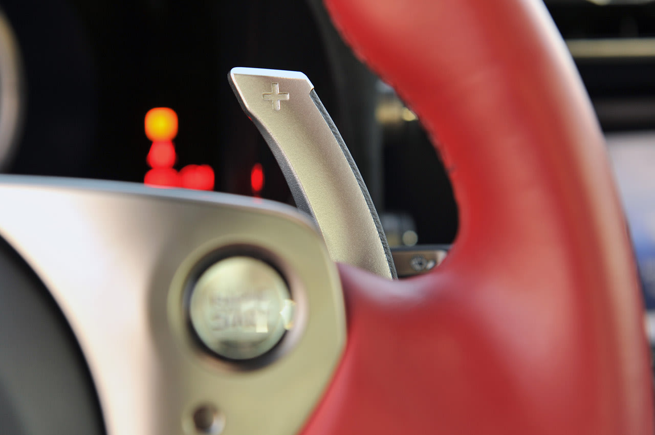 2012 Lexus LFA paddle shifter