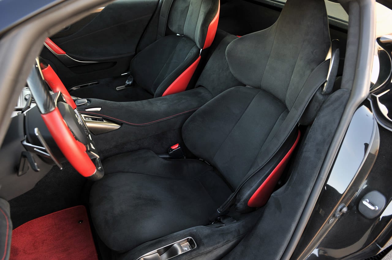 2012 Lexus LFA seats