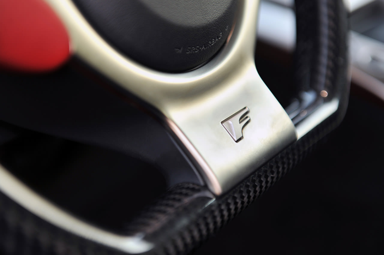 2012 Lexus LFA steering wheel