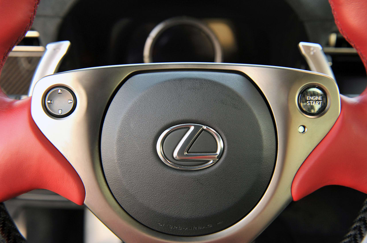 2012 Lexus LFA steering wheel